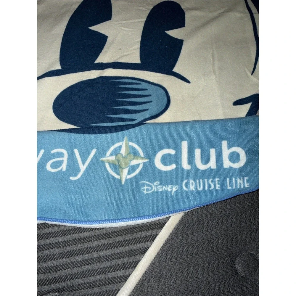 Disney Cruise Line Beach Blanket Towel Captain Mickey Approx. 60
